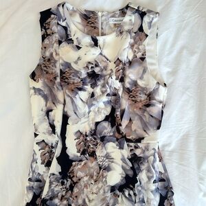 Calvin Klein Floral Business Dress
